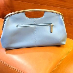 Powder Blue Hobo Clutch
